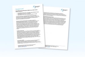 Das Bild zeigt eine Pressemitteilung der B&uuml;rgschaftsbank Brandenburg als Grafik und dient als Beitragsbid zur Pressemitteilung 'B&uuml;rgschaftsbank Brandenburg erreicht erneut Vorjahresniveau'