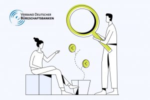 llustration zum VDB-Verbandsbericht 2025 &uuml;ber B&uuml;rgschaften, Finanzierung und Mittelstandsunterst&uuml;tzung in Deutschland